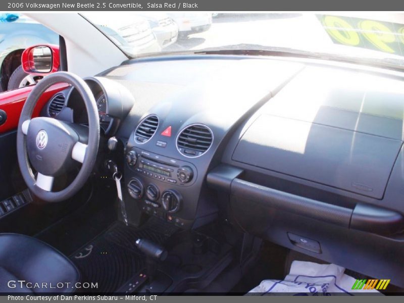 Salsa Red / Black 2006 Volkswagen New Beetle 2.5 Convertible