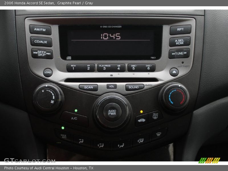Graphite Pearl / Gray 2006 Honda Accord SE Sedan