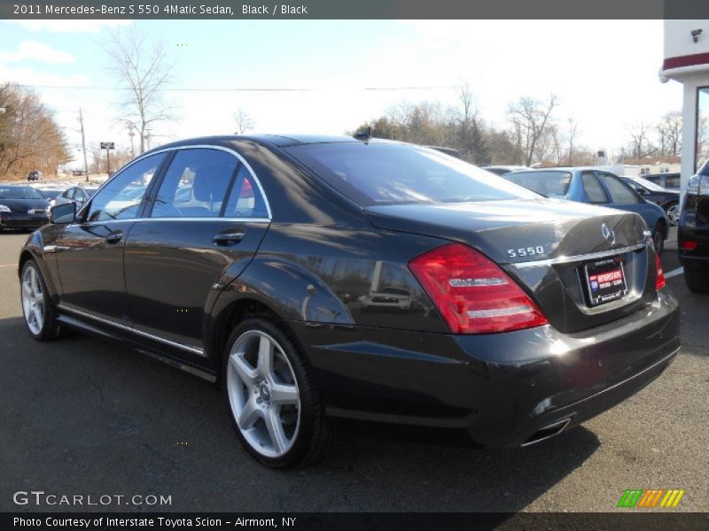 Black / Black 2011 Mercedes-Benz S 550 4Matic Sedan