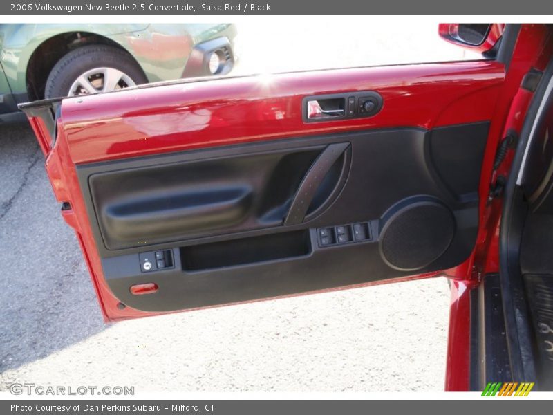 Salsa Red / Black 2006 Volkswagen New Beetle 2.5 Convertible