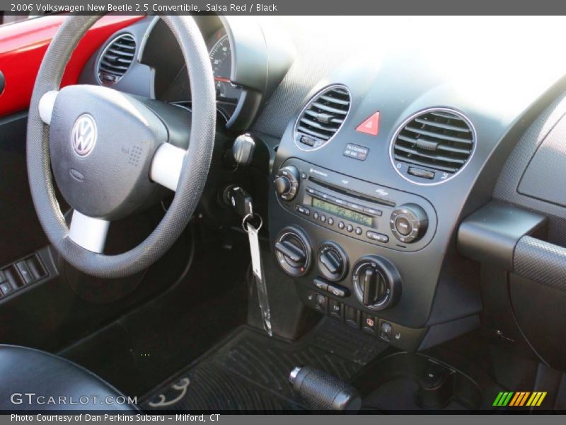 Salsa Red / Black 2006 Volkswagen New Beetle 2.5 Convertible
