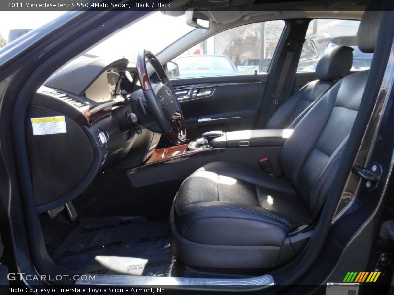 Black / Black 2011 Mercedes-Benz S 550 4Matic Sedan