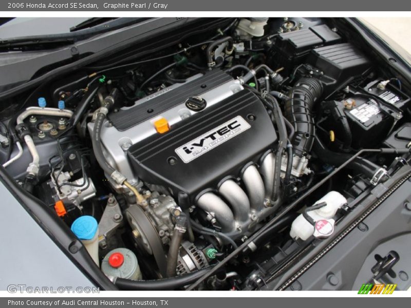 Graphite Pearl / Gray 2006 Honda Accord SE Sedan