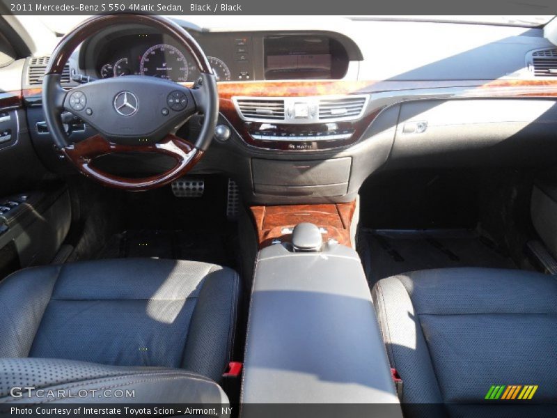 Black / Black 2011 Mercedes-Benz S 550 4Matic Sedan
