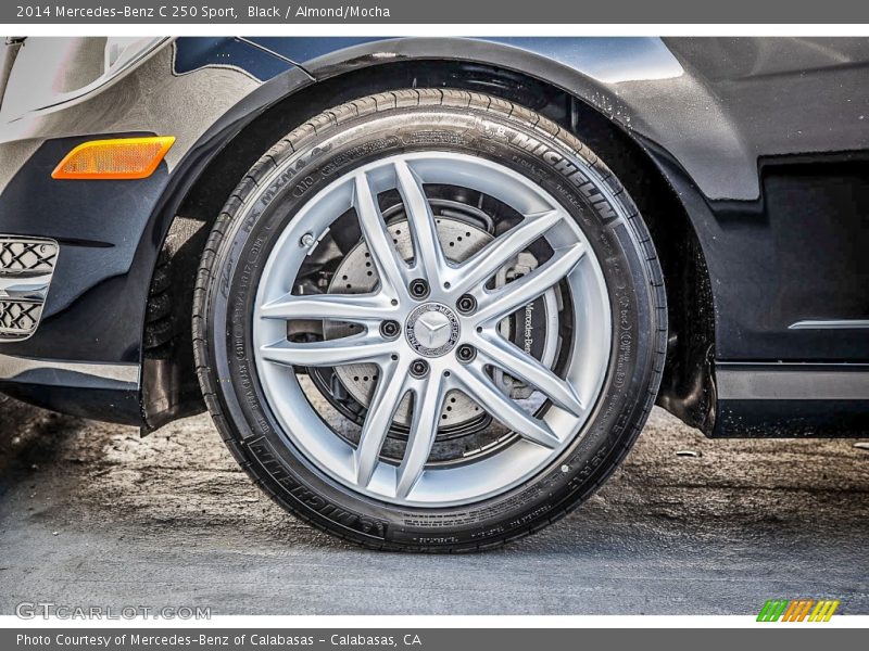 Black / Almond/Mocha 2014 Mercedes-Benz C 250 Sport