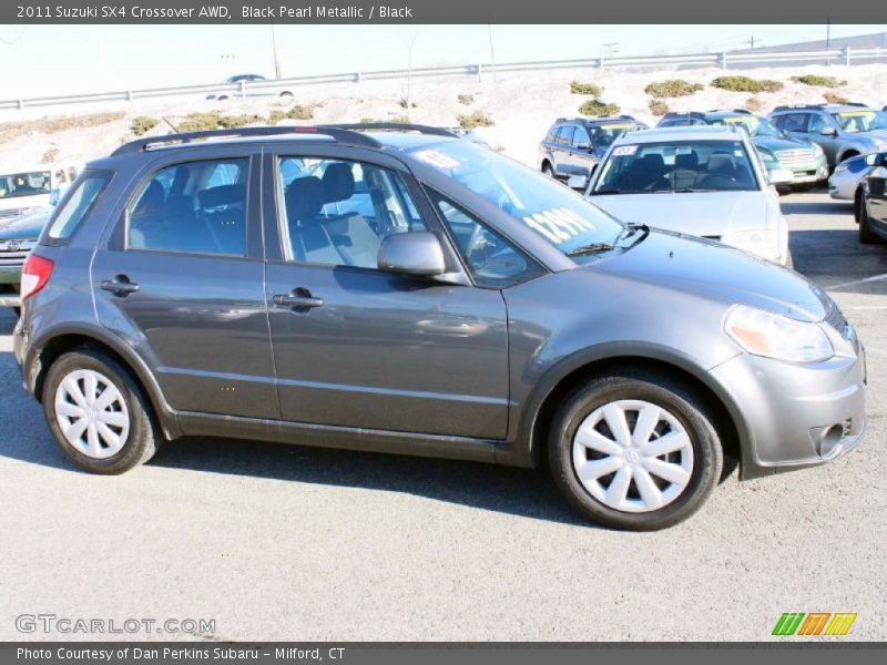 Black Pearl Metallic / Black 2011 Suzuki SX4 Crossover AWD