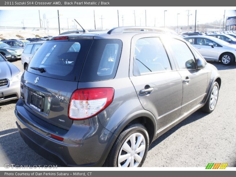 Black Pearl Metallic / Black 2011 Suzuki SX4 Crossover AWD