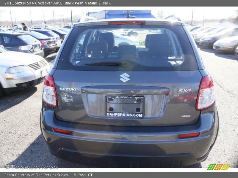 Black Pearl Metallic / Black 2011 Suzuki SX4 Crossover AWD