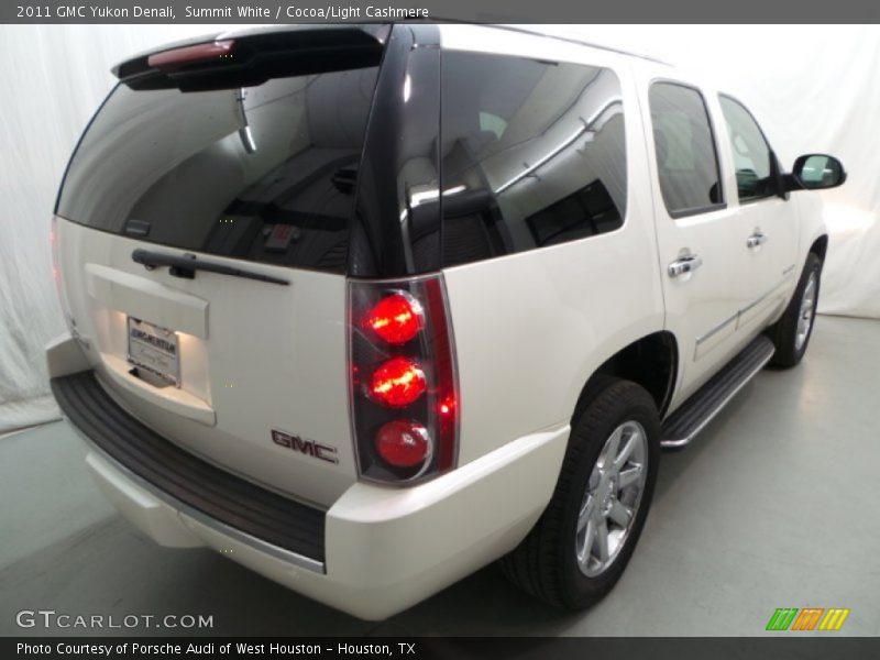 Summit White / Cocoa/Light Cashmere 2011 GMC Yukon Denali