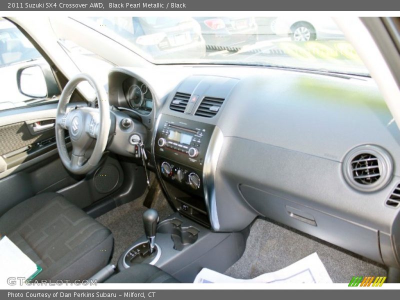 Black Pearl Metallic / Black 2011 Suzuki SX4 Crossover AWD