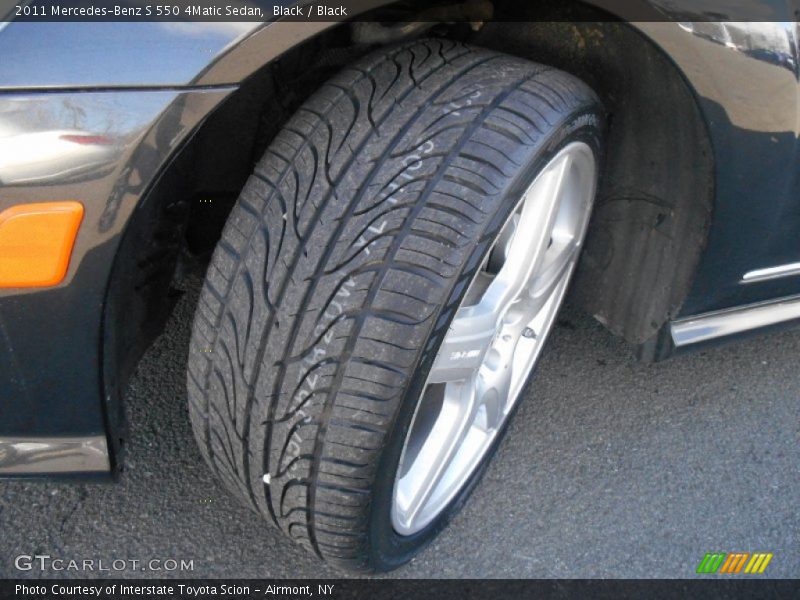 Black / Black 2011 Mercedes-Benz S 550 4Matic Sedan