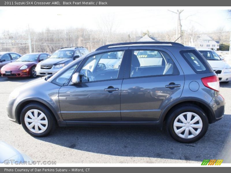 Black Pearl Metallic / Black 2011 Suzuki SX4 Crossover AWD