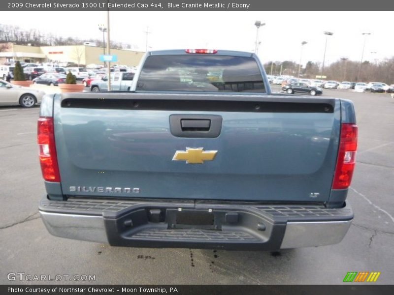 Blue Granite Metallic / Ebony 2009 Chevrolet Silverado 1500 LT Extended Cab 4x4