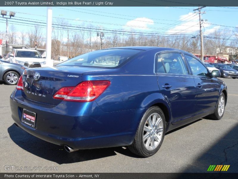 Indigo Ink Blue Pearl / Light Gray 2007 Toyota Avalon Limited