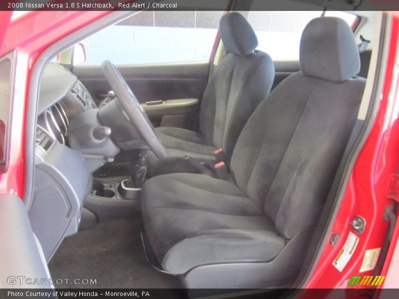 Red Alert / Charcoal 2008 Nissan Versa 1.8 S Hatchback