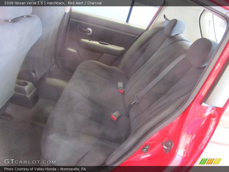 Red Alert / Charcoal 2008 Nissan Versa 1.8 S Hatchback