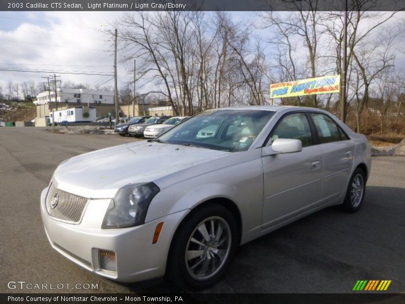 Light Platinum / Light Gray/Ebony 2003 Cadillac CTS Sedan