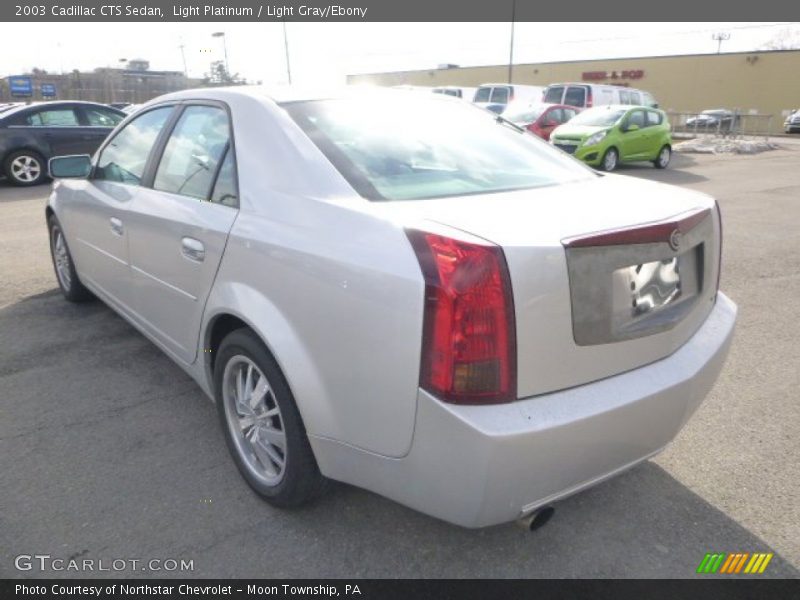Light Platinum / Light Gray/Ebony 2003 Cadillac CTS Sedan