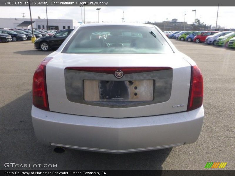 Light Platinum / Light Gray/Ebony 2003 Cadillac CTS Sedan