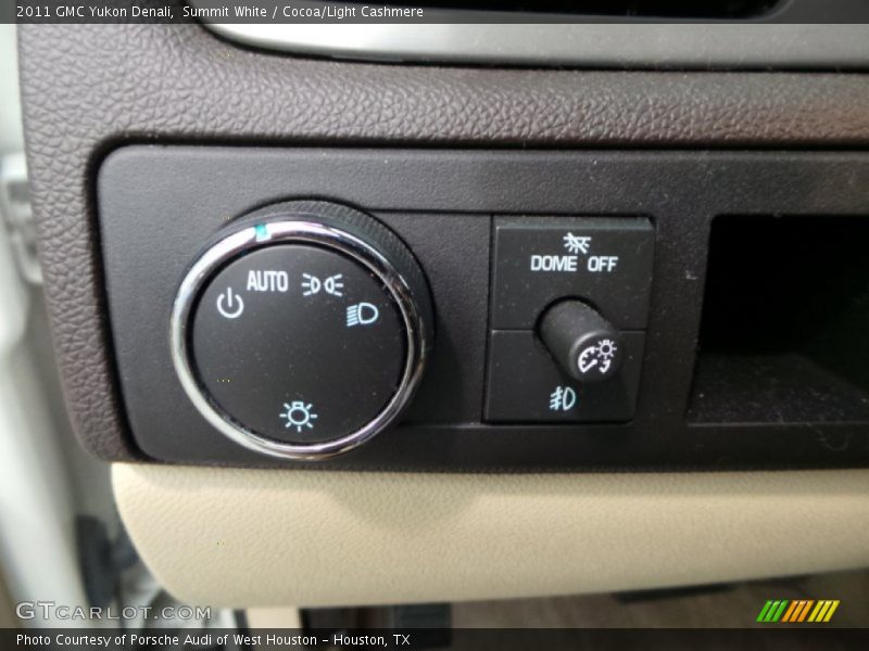 Summit White / Cocoa/Light Cashmere 2011 GMC Yukon Denali