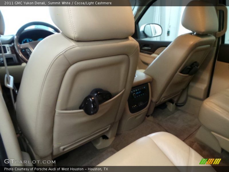 Summit White / Cocoa/Light Cashmere 2011 GMC Yukon Denali
