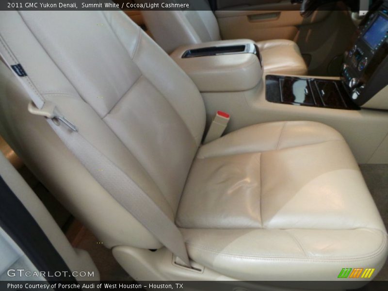 Summit White / Cocoa/Light Cashmere 2011 GMC Yukon Denali