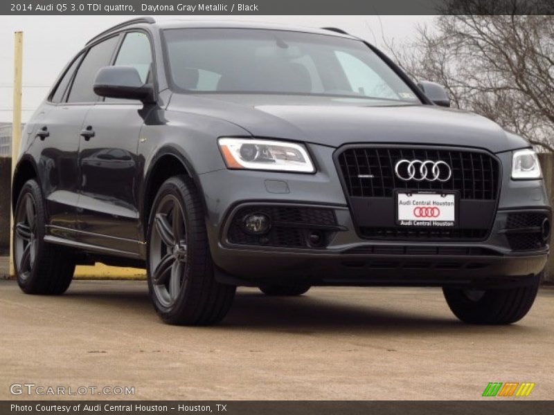 Daytona Gray Metallic / Black 2014 Audi Q5 3.0 TDI quattro