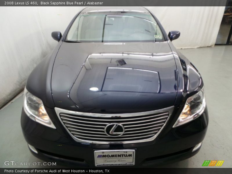 Black Sapphire Blue Pearl / Alabaster 2008 Lexus LS 460