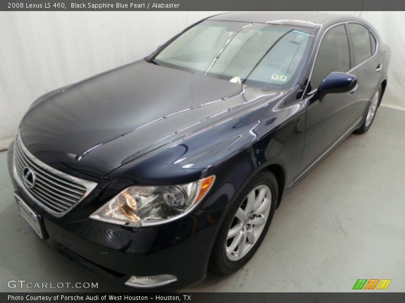 Black Sapphire Blue Pearl / Alabaster 2008 Lexus LS 460