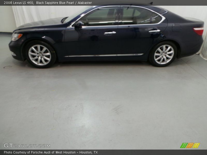 Black Sapphire Blue Pearl / Alabaster 2008 Lexus LS 460