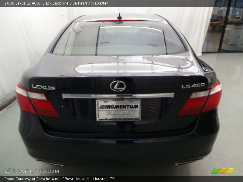 Black Sapphire Blue Pearl / Alabaster 2008 Lexus LS 460