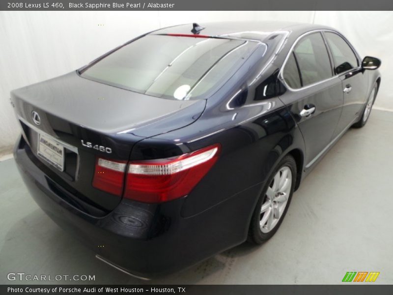 Black Sapphire Blue Pearl / Alabaster 2008 Lexus LS 460