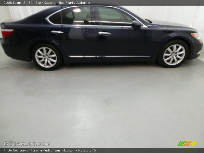 Black Sapphire Blue Pearl / Alabaster 2008 Lexus LS 460