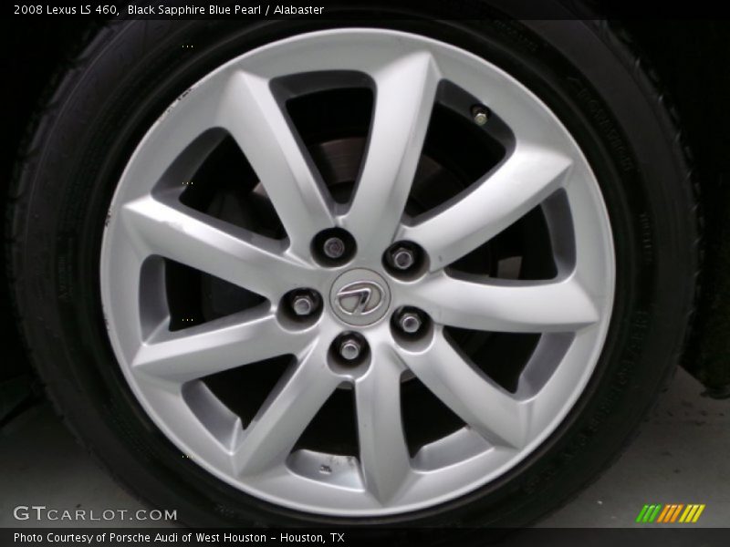 Black Sapphire Blue Pearl / Alabaster 2008 Lexus LS 460