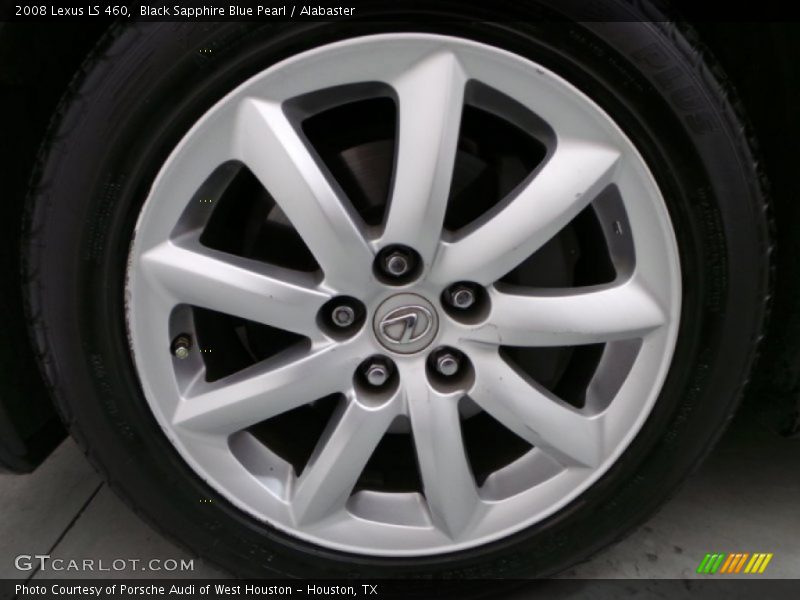 Black Sapphire Blue Pearl / Alabaster 2008 Lexus LS 460