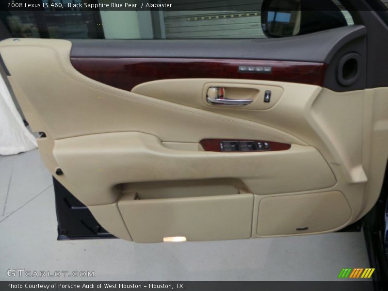 Black Sapphire Blue Pearl / Alabaster 2008 Lexus LS 460