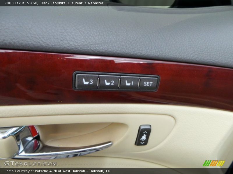 Black Sapphire Blue Pearl / Alabaster 2008 Lexus LS 460