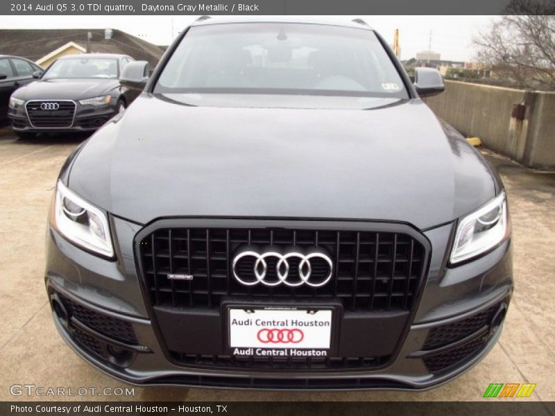 Daytona Gray Metallic / Black 2014 Audi Q5 3.0 TDI quattro