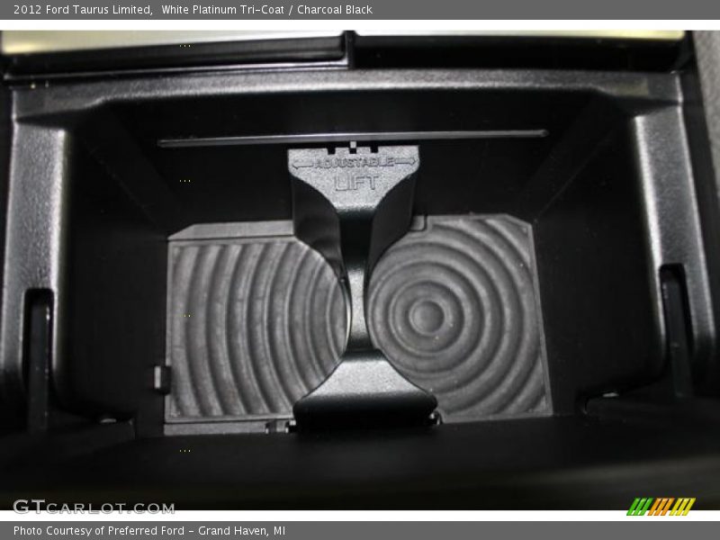 White Platinum Tri-Coat / Charcoal Black 2012 Ford Taurus Limited