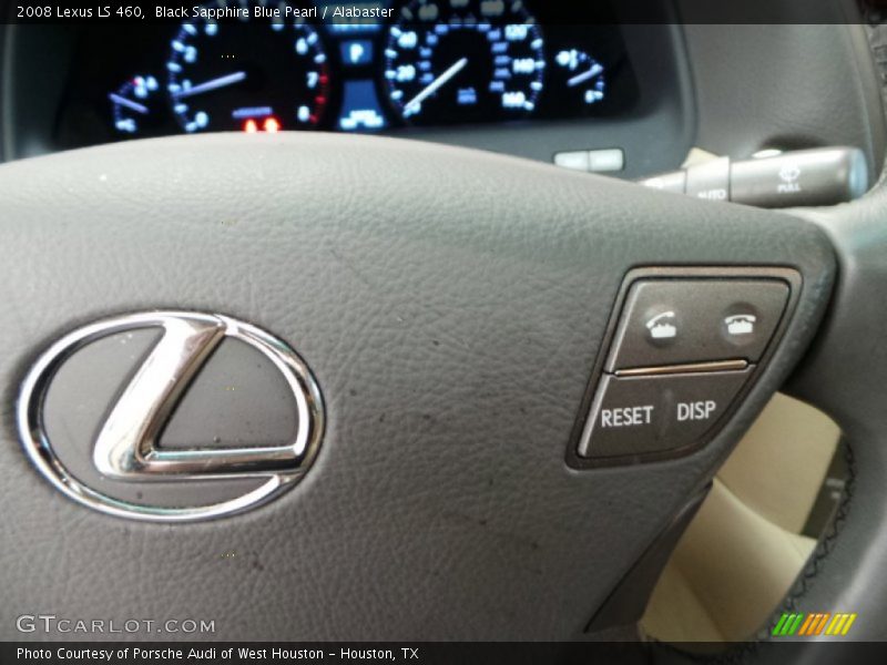 Black Sapphire Blue Pearl / Alabaster 2008 Lexus LS 460