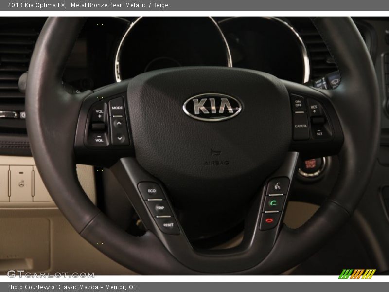 Metal Bronze Pearl Metallic / Beige 2013 Kia Optima EX