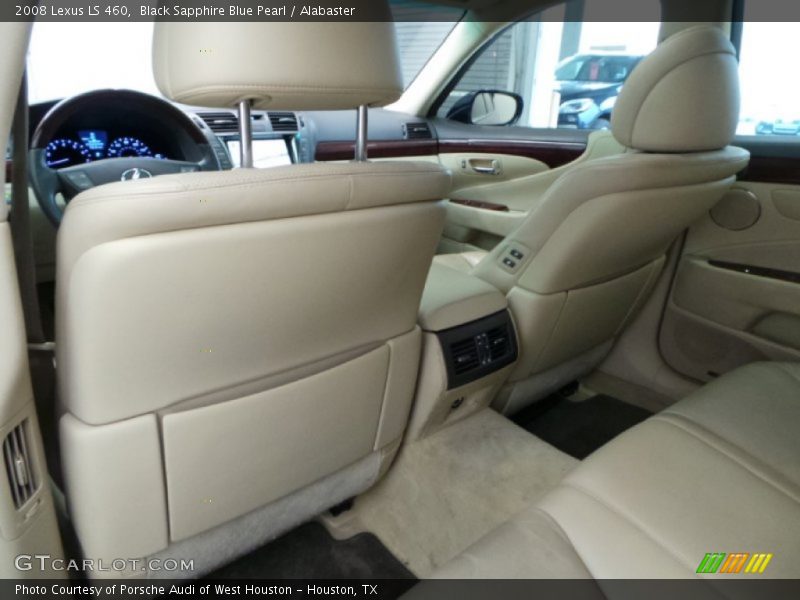 Black Sapphire Blue Pearl / Alabaster 2008 Lexus LS 460