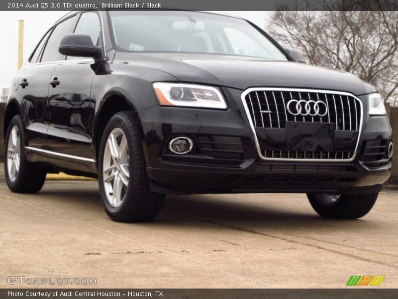 Brilliant Black / Black 2014 Audi Q5 3.0 TDI quattro