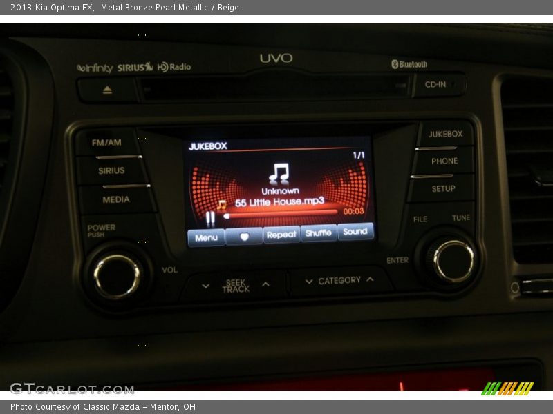 Metal Bronze Pearl Metallic / Beige 2013 Kia Optima EX
