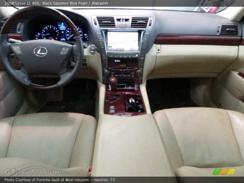 Black Sapphire Blue Pearl / Alabaster 2008 Lexus LS 460
