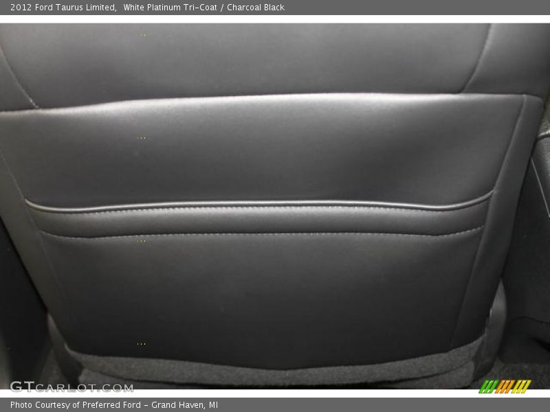 White Platinum Tri-Coat / Charcoal Black 2012 Ford Taurus Limited