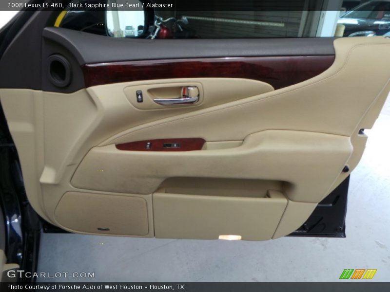 Black Sapphire Blue Pearl / Alabaster 2008 Lexus LS 460
