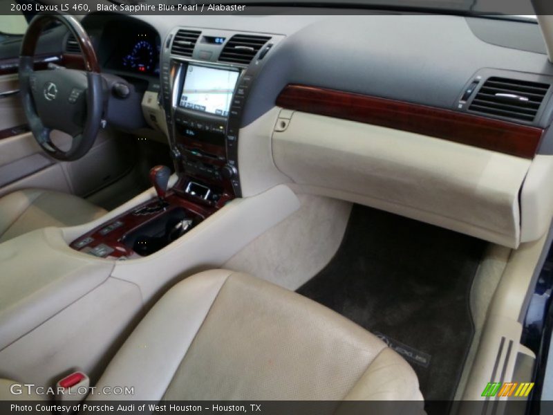 Black Sapphire Blue Pearl / Alabaster 2008 Lexus LS 460