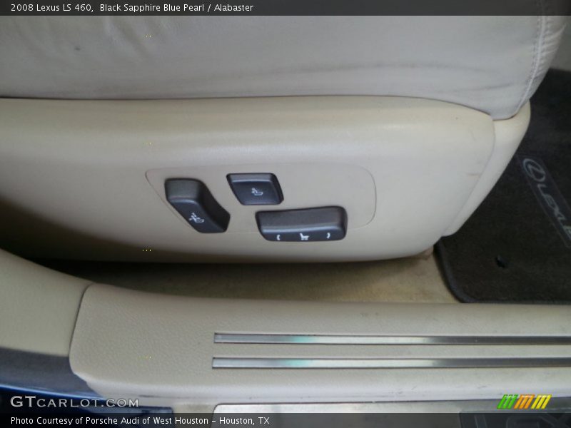 Black Sapphire Blue Pearl / Alabaster 2008 Lexus LS 460