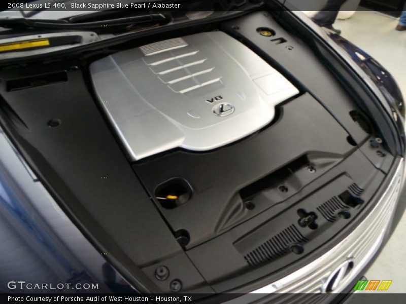 Black Sapphire Blue Pearl / Alabaster 2008 Lexus LS 460